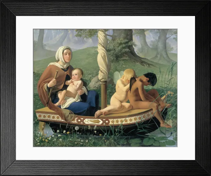 Framed Print : Infancy. From the series: The Four Ages of Man, 1840-1845. Creator: Ditlev Blunck Framed Print : Infancy. From the series: The Four Ages of Man, 1840-1845. Creator: Ditlev Blunck