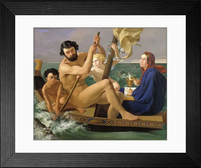 Framed Print : Manhood. From the series: The Four Ages of Man, 1840-1845. Creator: Ditlev Blunck Framed Print : Manhood. From the series: The Four Ages of Man, 1840-1845. Creator: Ditlev Blunck