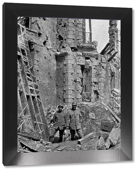 La Bataille de la Somme; Etat actuel du chateau de la Maisonnette, 1916. Creator: Unknown