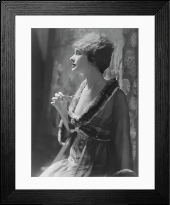 Framed Print : Ferguson, Elsie, Miss, portrait photograph, 1917 Aug. 10. Creator: Arnold Genthe Framed Print : Ferguson, Elsie, Miss, portrait photograph, 1917 Aug. 10. Creator: Arnold Genthe