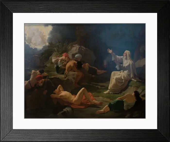Framed Print : The Vision of the Prophet Ezekiel, 1830. Creator: Ditlev Blunck Framed Print : The Vision of the Prophet Ezekiel, 1830. Creator: Ditlev Blunck