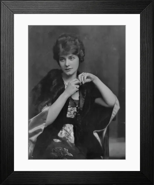 Framed Print : Ferguson, Elsie, Miss, portrait photograph, 1917 Aug. 10. Creator: Arnold Genthe Framed Print : Ferguson, Elsie, Miss, portrait photograph, 1917 Aug. 10. Creator: Arnold Genthe