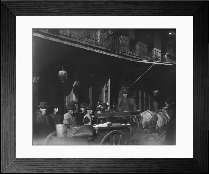 Framed Print : Bob Lim and brother, Chinatown, San Francisco, between 1896 and 1906. Creator: Arnold Genthe Framed Print : Bob Lim and brother, Chinatown, San Francisco, between 1896 and 1906. Creator: Arnold Genthe