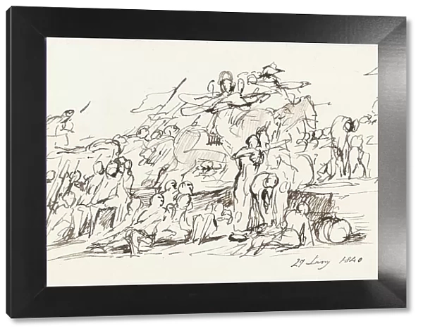 Battle Scene, 1840. Creator: David Wilkie