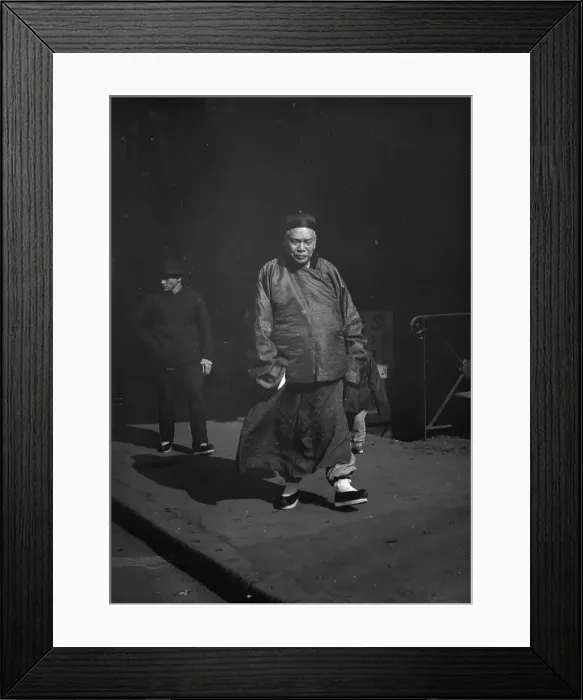 Framed Print : Merchant, Chinatown, San Francisco, between 1896 and 1906. Creator: Arnold Genthe Framed Print : Merchant, Chinatown, San Francisco, between 1896 and 1906. Creator: Arnold Genthe