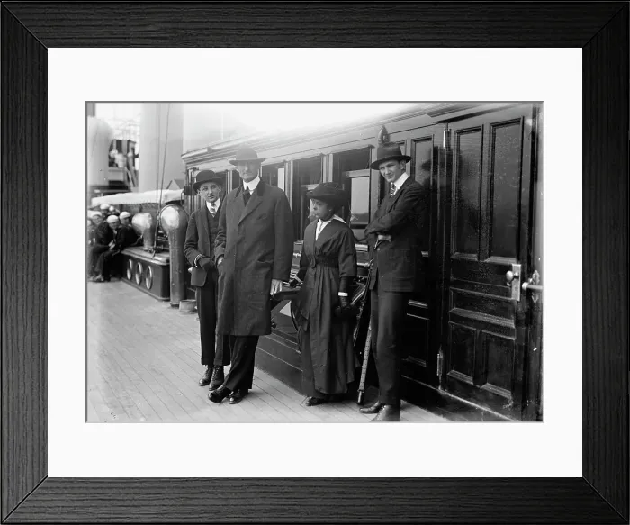 Framed Print : William Gibbs McAdoo, Secretary of The Treasury, Mrs. Albert Sidney Burleson; Target Practice, 1913. Creator: Harris & Ewing. William Gibbs McAdoo, Secretary of The Treasury, Mrs. Albert Sidney Burleson; Target Practice, 1913 Framed Print : William Gibbs McAdoo, Secretary of The Treasury, Mrs. Albert Sidney Burleson; Target Practice, 1913. Creator: Harris & Ewing. William Gibbs McAdoo, Secretary of The Treasury, Mrs. Albert Sidney Burleson; Target Practice, 1913