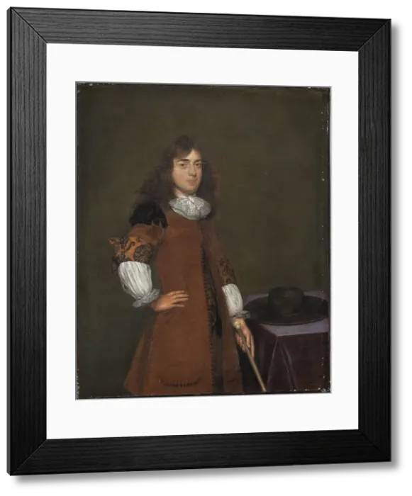 Framed Print : Portrait of a Man, 1670-1679. Creator: Gerard ter Borch Framed Print : Portrait of a Man, 1670-1679. Creator: Gerard ter Borch