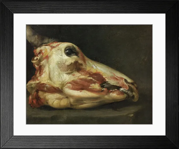 Framed Print : Skinned Head of an Ox, 1688-1691. Creators: Francisco Goya, Felice Boselli Framed Print : Skinned Head of an Ox, 1688-1691. Creators: Francisco Goya, Felice Boselli