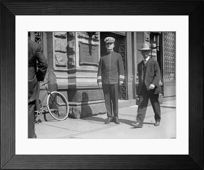 Framed Print : Rear Admiral Samuel McGowan, U.S.N.; Paymaster General, 1917. Creator: Harris & Ewing. Rear Admiral Samuel McGowan, U.S.N.; Paymaster General, 1917. Creator: Harris & Ewing