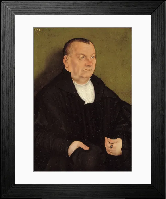 Framed Print : Portrait of a Man, 1534. Creator: Lucas Cranach the Elder Framed Print : Portrait of a Man, 1534. Creator: Lucas Cranach the Elder