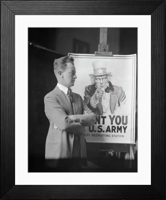 Framed Print : Flagg, Montgomery, Mr. portrait photograph, between 1917 and 1921. Creator: Arnold Genthe Framed Print : Flagg, Montgomery, Mr. portrait photograph, between 1917 and 1921. Creator: Arnold Genthe