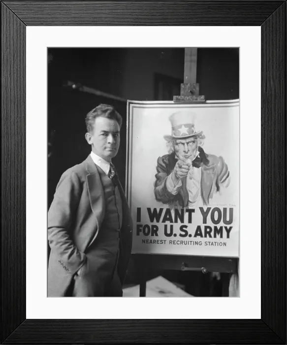 Framed Print : Flagg, Montgomery, Mr. portrait photograph, between 1917 and 1921. Creator: Arnold Genthe Framed Print : Flagg, Montgomery, Mr. portrait photograph, between 1917 and 1921. Creator: Arnold Genthe