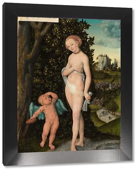 Venus with Cupid Stealing Honey, 1530. Creator: Lucas Cranach the Elder