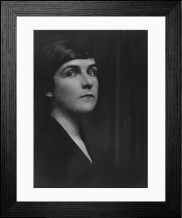 Framed Print : Flanagan, Gertrude, Miss, portrait photograph, 1915 May 10. Creator: Arnold Genthe Framed Print : Flanagan, Gertrude, Miss, portrait photograph, 1915 May 10. Creator: Arnold Genthe
