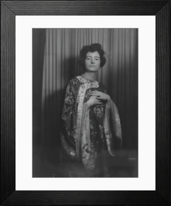 Framed Print : Fletcher, C.B. Mrs. portrait photograph, 1916 Apr. 17. Creator: Arnold Genthe Framed Print : Fletcher, C.B. Mrs. portrait photograph, 1916 Apr. 17. Creator: Arnold Genthe