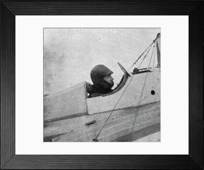 Framed Print : La mort de Brindejonc des Moulinais; Brindejonc photographie avant son dernier depart, 1916. Creator: Unknown Framed Print : La mort de Brindejonc des Moulinais; Brindejonc photographie avant son dernier depart, 1916. Creator: Unknown