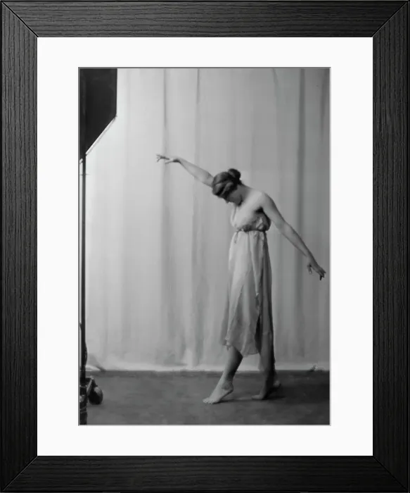 Framed Print : Beyer, Hilda, Miss, 1915 Dec. 8. Creator: Arnold Genthe Framed Print : Beyer, Hilda, Miss, 1915 Dec. 8. Creator: Arnold Genthe