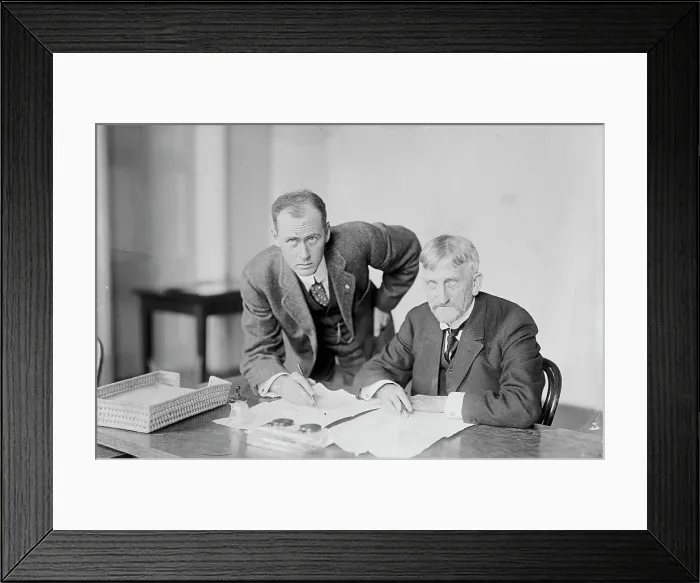 Framed Print : Frederick Mears, 1st Lt. Cav. U.S.A. left, with William C. Edes, 1914. Creator: Harris & Ewing. Frederick Mears, 1st Lt. Cav. U.S.A. left, with William C. Edes, 1914. Creator: Harris & Ewing Framed Print : Frederick Mears, 1st Lt. Cav. U.S.A. left, with William C. Edes, 1914. Creator: Harris & Ewing. Frederick Mears, 1st Lt. Cav. U.S.A. left, with William C. Edes, 1914. Creator: Harris & Ewing