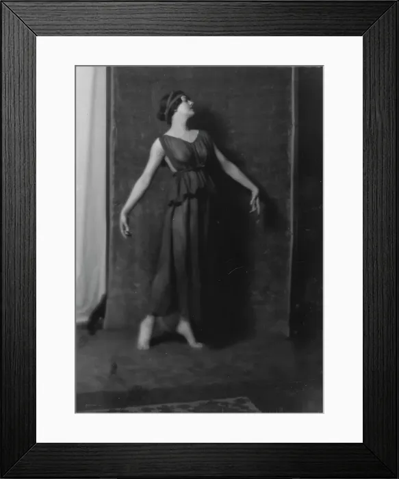Framed Print : Beyer, Hilda, Miss, 1916 Feb. 1. Creator: Arnold Genthe