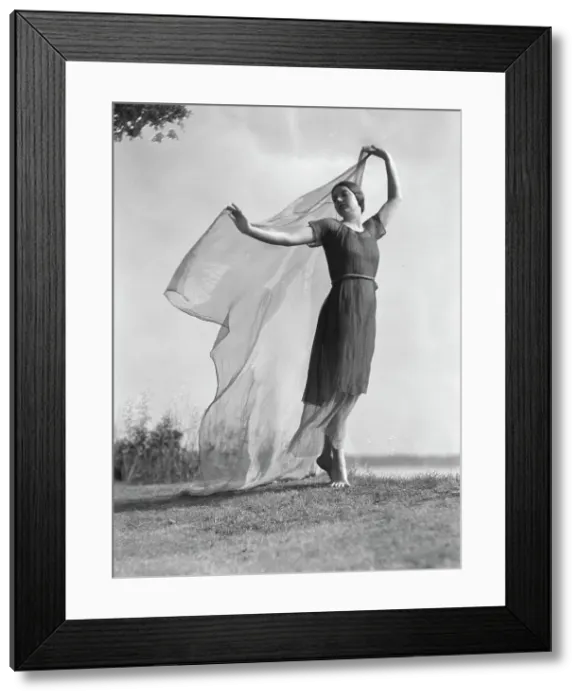 Framed Print : Beyer, Hilda, Miss, not before 1916 Feb. 29. Creator: Arnold Genthe Framed Print : Beyer, Hilda, Miss, not before 1916 Feb. 29. Creator: Arnold Genthe