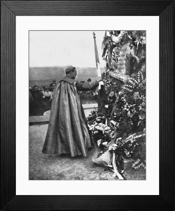 Framed Print : La deuxieme commemoration de la victoire de la Marne; Mgr Lobbedey, eveque d'Arras, 1916 Creator: Jean Clair-Guyot Framed Print : La deuxieme commemoration de la victoire de la Marne; Mgr Lobbedey, eveque d'Arras, 1916 Creator: Jean Clair-Guyot