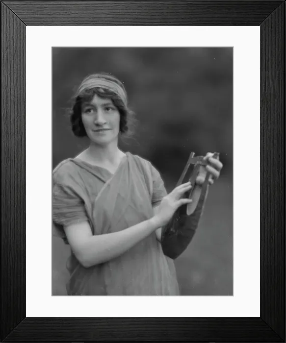 Framed Print : Brown, Lugersoll, Mrs. 1913. Creator: Arnold Genthe Framed Print : Brown, Lugersoll, Mrs. 1913. Creator: Arnold Genthe