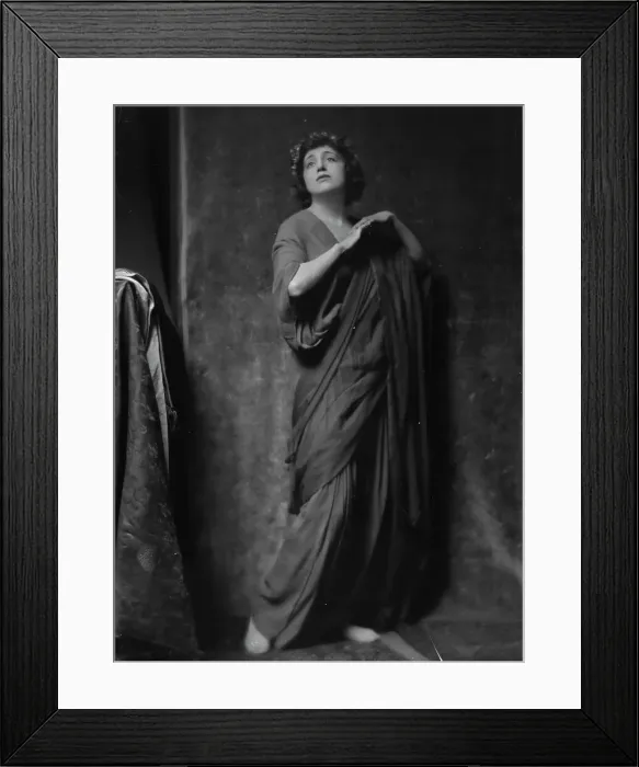 Framed Print : Freeman, Helen, Miss, portrait photograph, 1915 Apr. 3. Creator: Arnold Genthe Framed Print : Freeman, Helen, Miss, portrait photograph, 1915 Apr. 3. Creator: Arnold Genthe