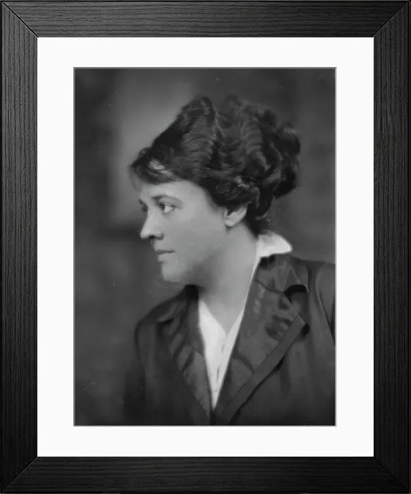 Framed Print : French, Pauline, Miss, portrait photograph, 1915. Creator: Arnold Genthe Framed Print : French, Pauline, Miss, portrait photograph, 1915. Creator: Arnold Genthe