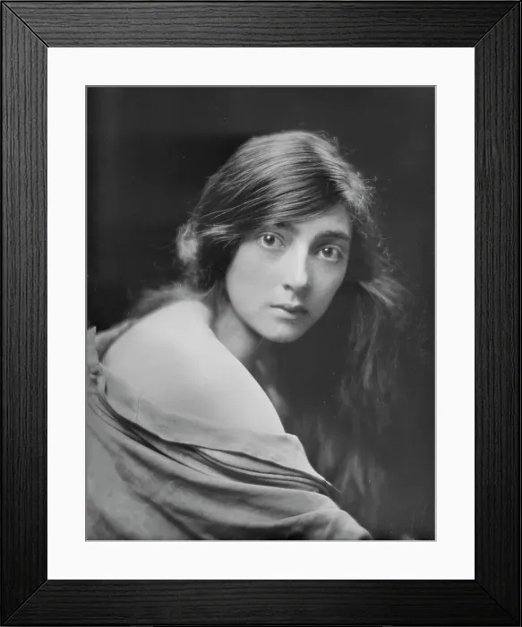 Framed Print : Cowan, Rosamonde, Miss (Rose Rolanda, Mrs. Miguel C.), portrait photograph, 1919 May 24. Creator: Arnold Genthe Framed Print : Cowan, Rosamonde, Miss (Rose Rolanda, Mrs. Miguel C.), portrait photograph, 1919 May 24. Creator: Arnold Genthe