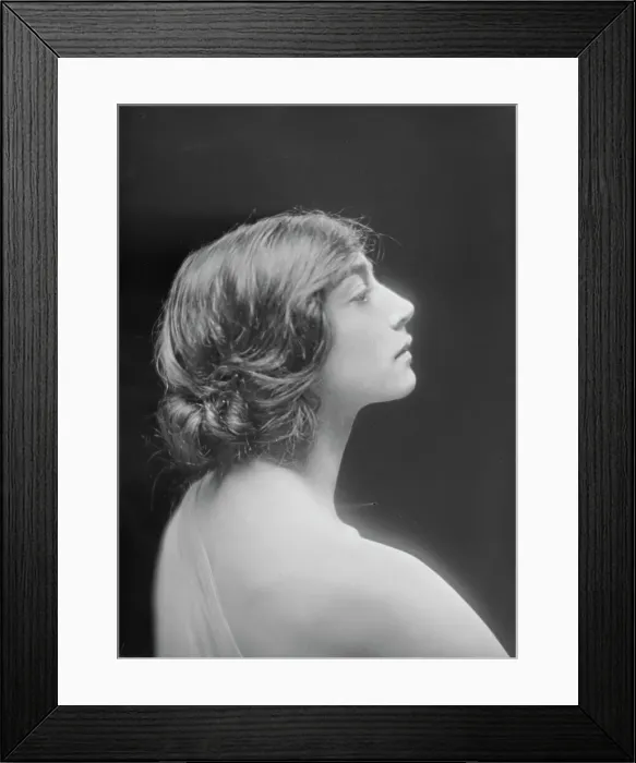 Framed Print : Cowan, Rosamonde, Miss (Rose Rolanda, Mrs. Miguel C.), portrait photograph, 1919 May 24. Creator: Arnold Genthe Framed Print : Cowan, Rosamonde, Miss (Rose Rolanda, Mrs. Miguel C.), portrait photograph, 1919 May 24. Creator: Arnold Genthe