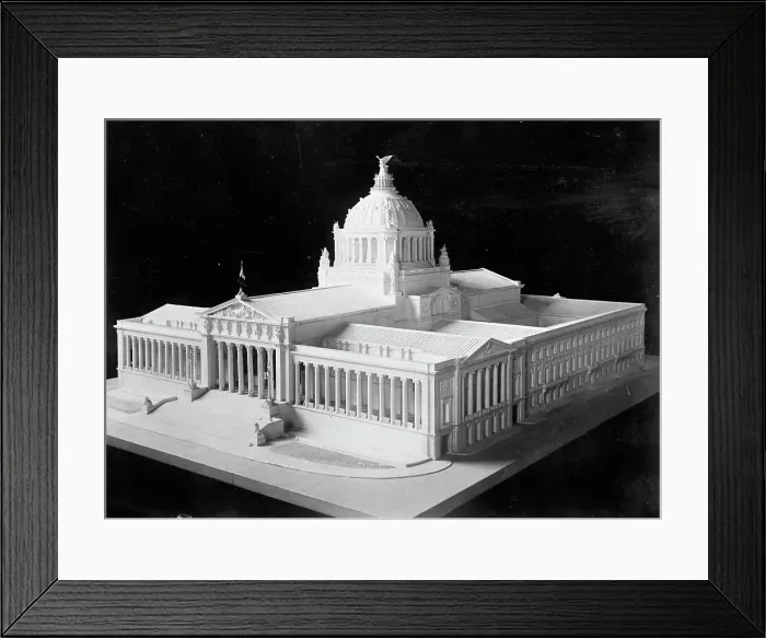 Framed Print : View of Capitol, Mexico City, Mexico, 1913. Creator: Harris & Ewing. View of Capitol, Mexico City, Mexico, 1913. Creator: Harris & Ewing