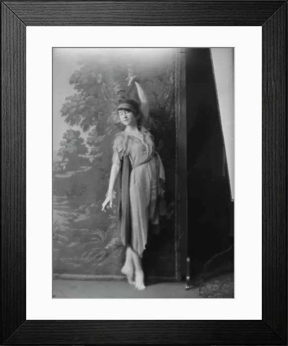 Framed Print : Cramer, Ruth A. Miss, 1914 Apr. 16. Creator: Arnold Genthe Framed Print : Cramer, Ruth A. Miss, 1914 Apr. 16. Creator: Arnold Genthe