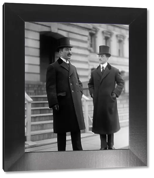 Lioubomir Michailovitch, E.E. And M.P. from Serbia, left, 1917. Creator: Harris & Ewing. Lioubomir Michailovitch, E.E. And M.P. from Serbia, left, 1917. Creator: Harris & Ewing