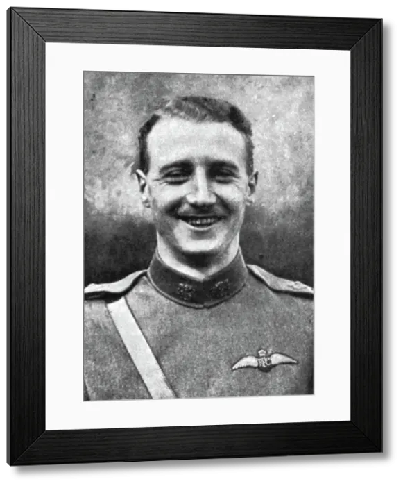Framed Print : Le Zeppelin Abattu; Dans la banlieue Nord de Londres; Lieutenant William Leefe Robinson, 1916. Creator: Unknown Framed Print : Le Zeppelin Abattu; Dans la banlieue Nord de Londres; Lieutenant William Leefe Robinson, 1916. Creator: Unknown