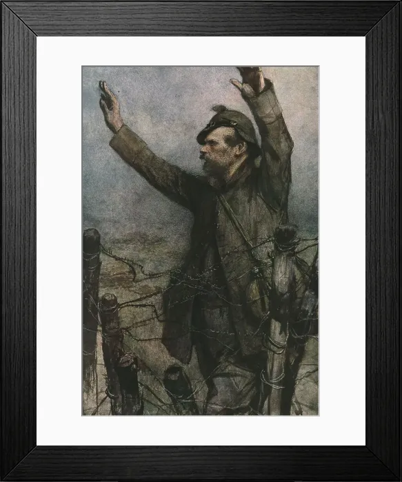 Framed Print : Verdun; Kamarade !, 1916 Creator: Francois Flameng. Verdun; Kamarade !, 1916 Creator: Francois Flameng Framed Print : Verdun; Kamarade !, 1916 Creator: Francois Flameng. Verdun; Kamarade !, 1916 Creator: Francois Flameng