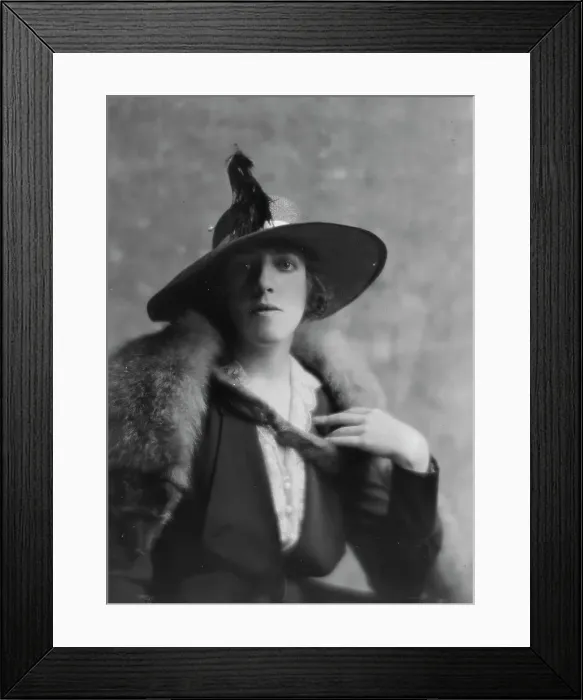 Framed Print : Fullen, D. Miss, portrait photograph, 1916. Creator: Arnold Genthe Framed Print : Fullen, D. Miss, portrait photograph, 1916. Creator: Arnold Genthe
