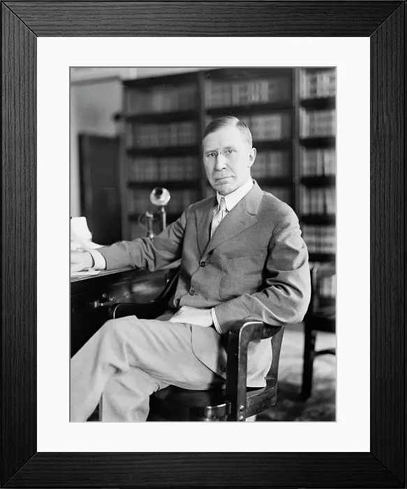 Framed Print : Adolph C. Miller, 1914. Creator: Harris & Ewing. Adolph C. Miller, 1914. Creator: Harris & Ewing Framed Print : Adolph C. Miller, 1914. Creator: Harris & Ewing. Adolph C. Miller, 1914. Creator: Harris & Ewing