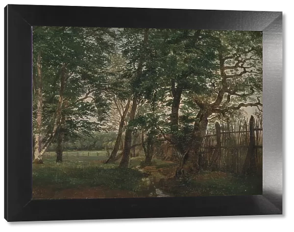 The Deer Park North of Copenhagen, 1844. Creator: Dankvart Dreyer