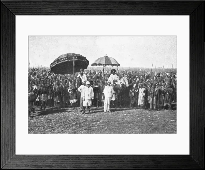 Framed Print : Le Cameroun Francais; un hommage a la France des anciens sujets Allemands du Cameroun... 1916. Creator: Unknown Framed Print : Le Cameroun Francais; un hommage a la France des anciens sujets Allemands du Cameroun... 1916. Creator: Unknown