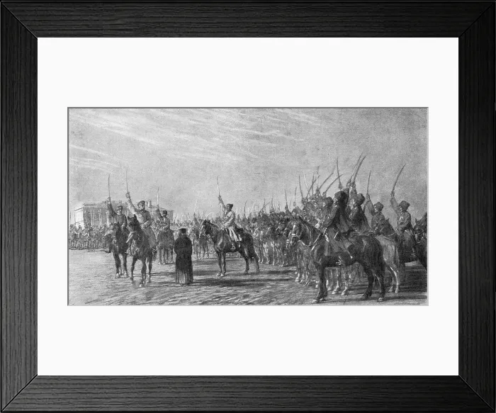 Framed Print : Les Aigles du Tsar; visions de guerre sur le front Russe, 1915. Creator: Unknown Framed Print : Les Aigles du Tsar; visions de guerre sur le front Russe, 1915. Creator: Unknown