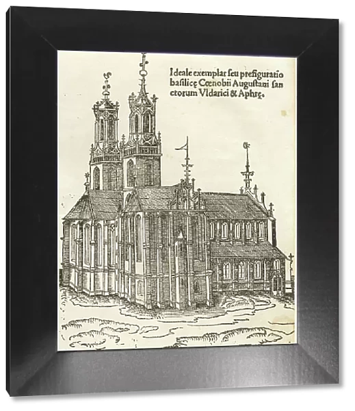 Gloriosorum christi confessorum Uldarici & Symperti, 1516. Creators: Leonhard Beck, Berno of Reichenau. Gloriosorum christi confessorum Uldarici & Symperti, 1516. Creators: Leonhard Beck, Berno of Reichenau