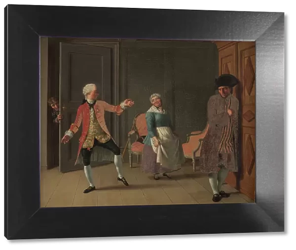 From Ludvig Holberg's 'Jean de France', Act 1, Scene 6, 1812. Creator: CW Eckersberg. From Ludvig Holberg's 'Jean de France', Act 1, Scene 6, 1812. Creator: CW Eckersberg
