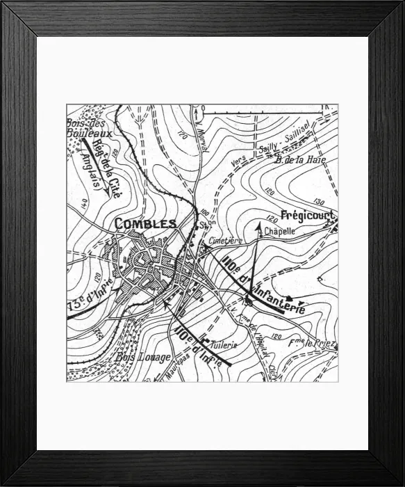 Framed Print : La bataille de la Somme; La prise de Combles, 1916. Creator: Unknown Framed Print : La bataille de la Somme; La prise de Combles, 1916. Creator: Unknown