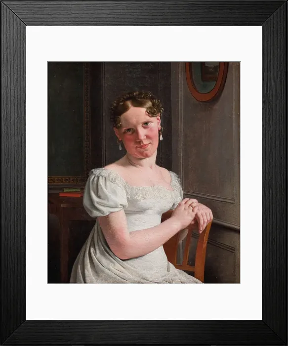 Framed Print : Julie Eckersberg, née Juel, the Artist's Second Wife, 1817. Creator: CW Eckersberg Framed Print : Julie Eckersberg, née Juel, the Artist's Second Wife, 1817. Creator: CW Eckersberg