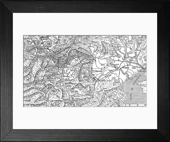 Framed Print : La Campagne Macedonienne; De Salonique a Monastir, 1916. Creator: Unknown Framed Print : La Campagne Macedonienne; De Salonique a Monastir, 1916. Creator: Unknown