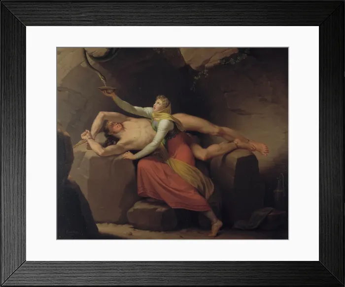 Framed Print : Loki and Siguna, 1810. Creator: CW Eckersberg Framed Print : Loki and Siguna, 1810. Creator: CW Eckersberg