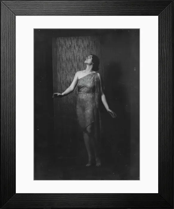 Framed Print : Elizabeth Duncan dancers and children, between 1916 and 1941. Creator: Arnold Genthe