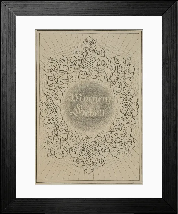 Framed Print : Christlicher Seelen-Schatz Ausserlesener Gebetter, 1729. Creator: Maria Joseph Clement Kaukol Framed Print : Christlicher Seelen-Schatz Ausserlesener Gebetter, 1729. Creator: Maria Joseph Clement Kaukol