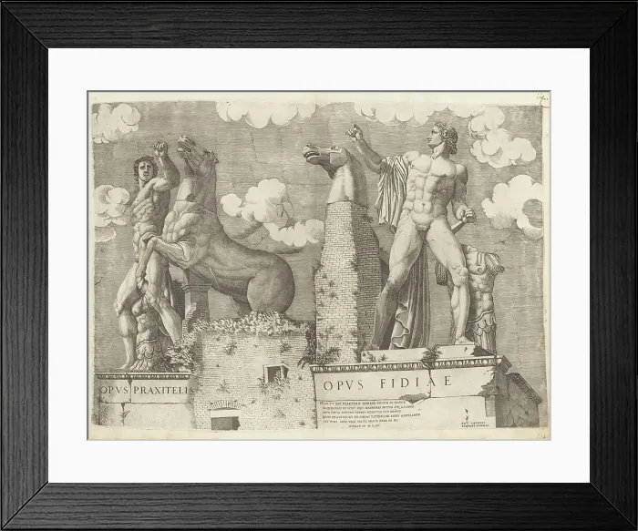 Framed Print : Speculum Romanae Magnificentiae (Mirror of Roman Magnificence), 1544-1599. Creator: Antonio Lafreri Framed Print : Speculum Romanae Magnificentiae (Mirror of Roman Magnificence), 1544-1599. Creator: Antonio Lafreri