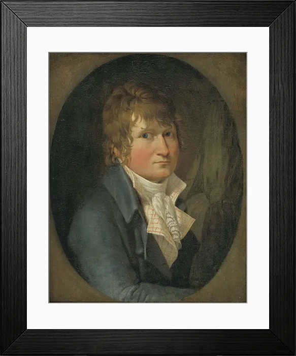 Framed Print : Self-Portrait, 1807-1810. Creator: CW Eckersberg Framed Print : Self-Portrait, 1807-1810. Creator: CW Eckersberg